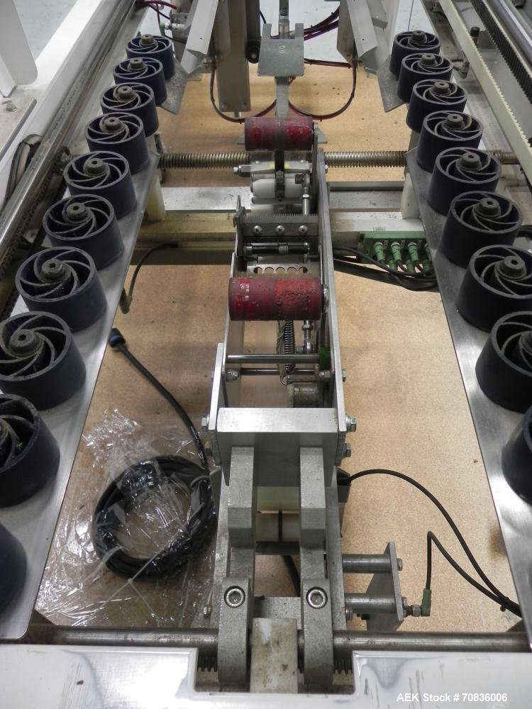 Used Wexxar Silver Series Model 615T Automatic Case Erector and Bottom Sealer. Capable of speeds up to 25 cases per minute. Has pin and dome technology. Case Size range Blank Width: 16" - 38", Blank ...