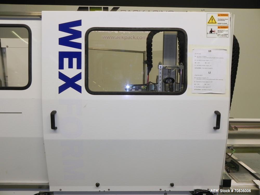 Used Wexxar Silver Series Model 615T Automatic Case Erector and Bottom Sealer. Capable of speeds up to 25 cases per minute. Has pin and dome technology. Case Size range Blank Width: 16" - 38", Blank ...