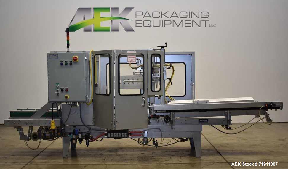Used Wexxar Model ABF-T Automatic Case Erector and Bottom Tape Sealer.