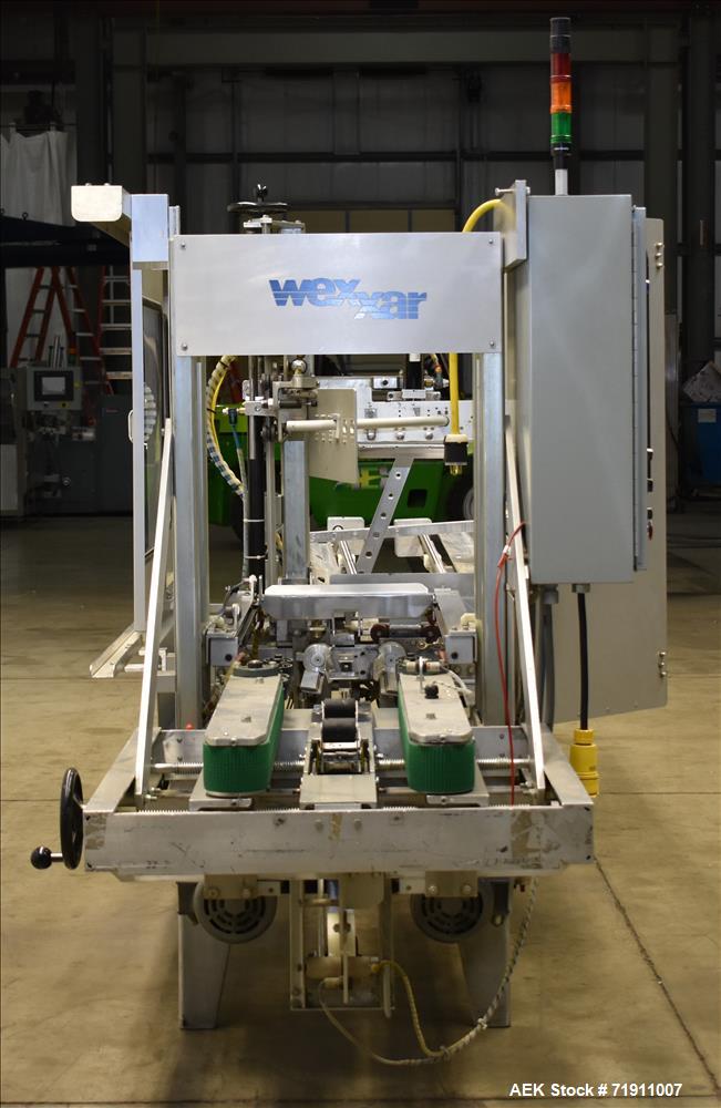 Used Wexxar Model ABF-T Automatic Case Erector and Bottom Tape Sealer.