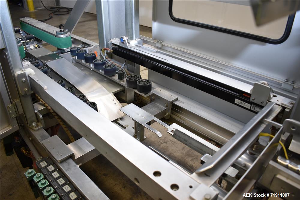 Used Wexxar Model ABF-T Automatic Case Erector and Bottom Tape Sealer.