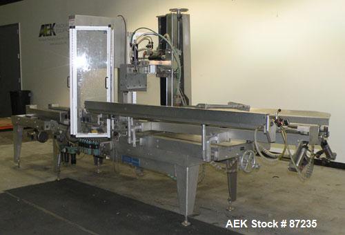 Used Wexxar Case Erector, Model ABF-T. Rated approximately 20 cases per minute. Case size range : (Length) 13" to 42" (Width) 11" to 29"(Depth) 7"-24". Left Hand Unit. Last running 8.5" x 12" x 9"T b...