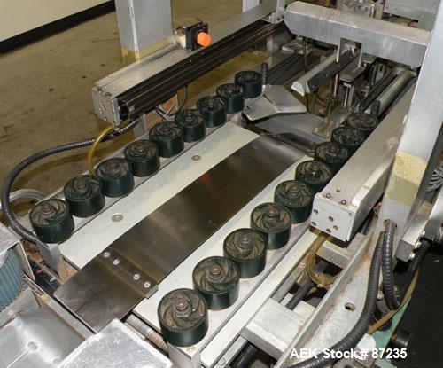Used Wexxar Case Erector, Model ABF-T. Rated approximately 20 cases per minute. Case size range : (Length) 13" to 42" (Width) 11" to 29"(Depth) 7"-24". Left Hand Unit. Last running 8.5" x 12" x 9"T b...