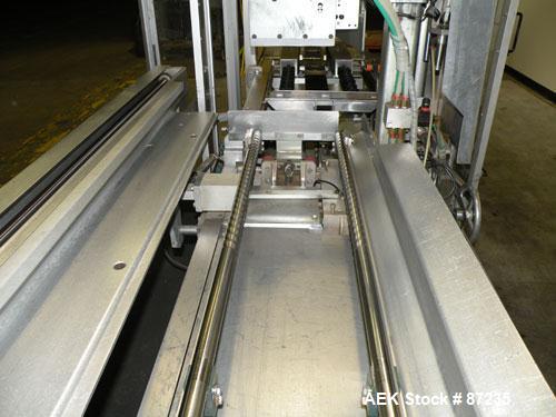 Used Wexxar Case Erector, Model ABF-T. Rated approximately 20 cases per minute. Case size range : (Length) 13" to 42" (Width) 11" to 29"(Depth) 7"-24". Left Hand Unit. Last running 8.5" x 12" x 9"T b...