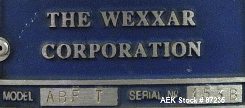 Used Wexxar Case Erector, Model ABF-T. Rated approximately 20 cases per minute. Case size range : (Length) 13" to 42" (Width) 11" to 29"(Depth) 7"-24". Left Hand Unit. Last running 8.5" x 12" x 9"T b...