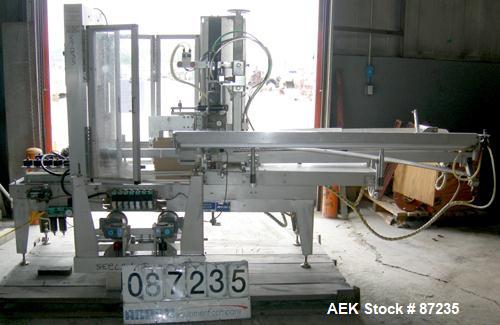 Used Wexxar Case Erector, Model ABF-T. Rated approximately 20 cases per minute. Case size range : (Length) 13" to 42" (Width) 11" to 29"(Depth) 7"-24". Left Hand Unit. Last running 8.5" x 12" x 9"T b...