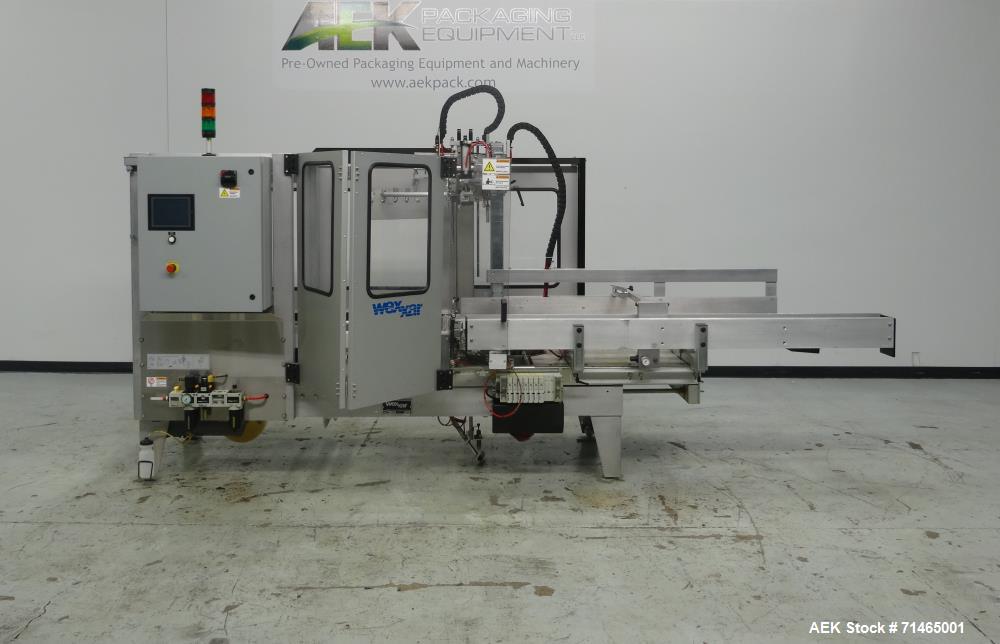 Used Wexxar Model WF-2TR Automatic Case Erector and Bottom Taper.