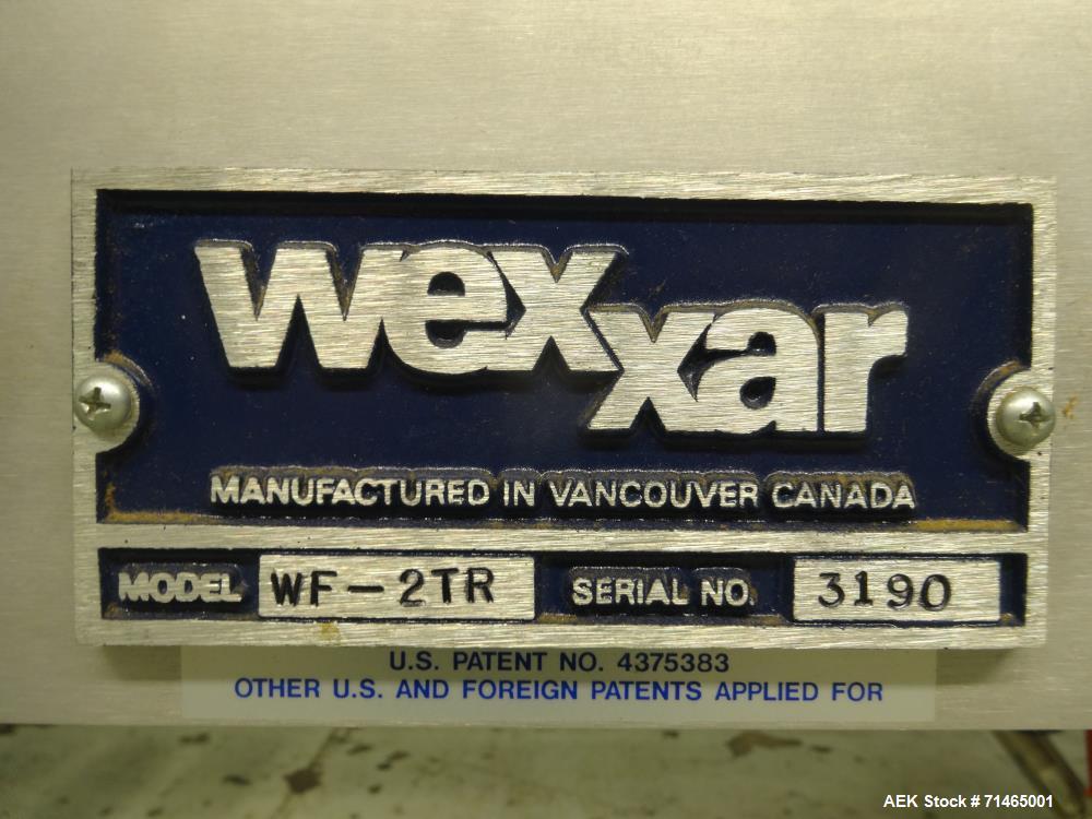 Used Wexxar Model WF-2TR Automatic Case Erector and Bottom Taper.