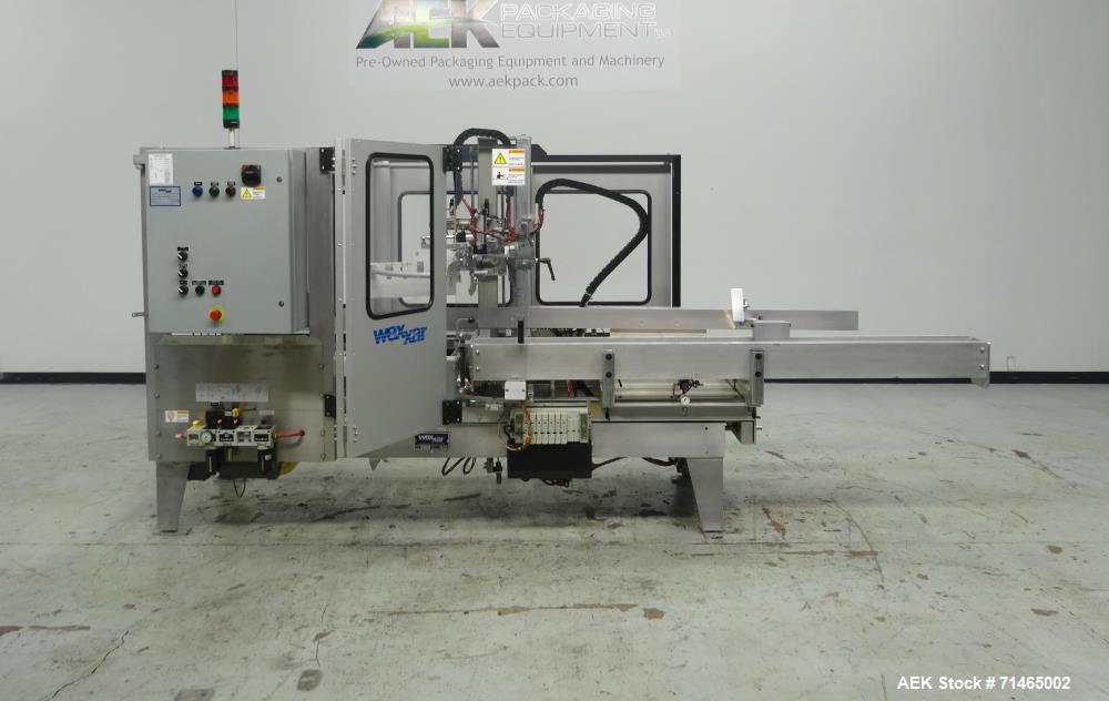 Used Wexxar Model WF-2TR Automatic Case Erector and Bottom Taper.