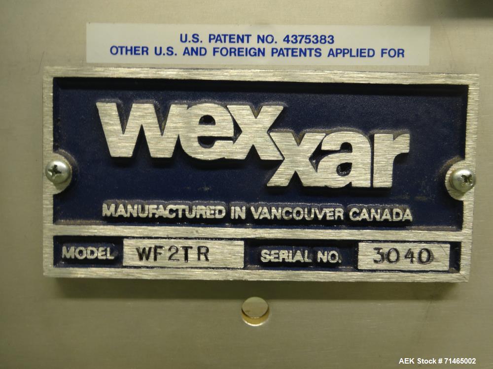 Used Wexxar Model WF-2TR Automatic Case Erector and Bottom Taper.