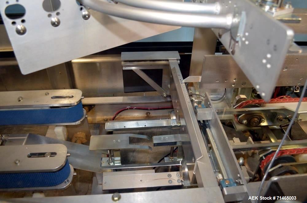 Used Wexxar Model WF-2TR Automatic Case Erector and Bottom Taper.  Case former is capable of speeds up to 30 cases per minute.  Case size range: Length 7" - 24", Width 5" - 17", Height 5" - 16".  Has...