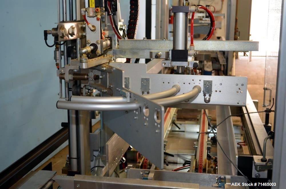 Used Wexxar Model WF-2TR Automatic Case Erector and Bottom Taper.  Case former is capable of speeds up to 30 cases per minute.  Case size range: Length 7" - 24", Width 5" - 17", Height 5" - 16".  Has...