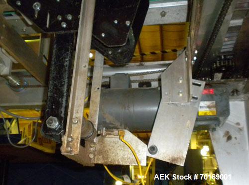 Used Wexxar WF-TE Automatic Case Former / Erector with tape head bottom sealer capable of speeds up to 15 CPM. Case size range: length 10" to 22" or 254 mm to 559 mm, width 6" to 17" or 152 mm to 407...