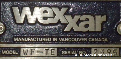 Used Wexxar WF-TE Automatic Case Former / Erector with tape head bottom sealer capable of speeds up to 15 CPM. Case size range: length 10" to 22" or 254 mm to 559 mm, width 6" to 17" or 152 mm to 407...