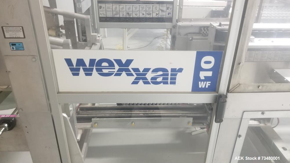 Used Wexxar WF10T Case Erector/Sealer – Up to 20 CPM, Bottom Tape, PLC Control, Twin Screw Magazine