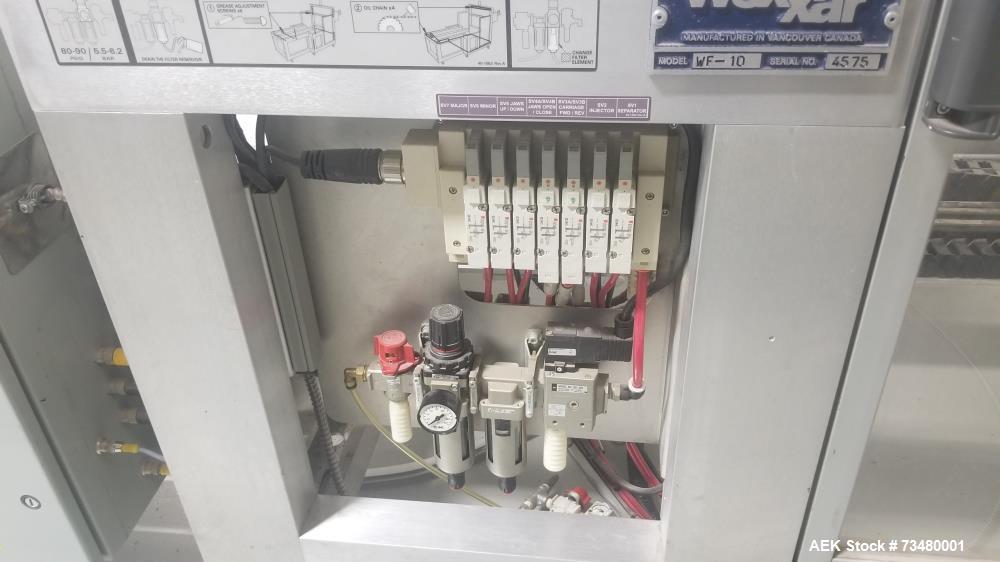 Used Wexxar WF10T Case Erector/Sealer – Up to 20 CPM, Bottom Tape, PLC Control, Twin Screw Magazine