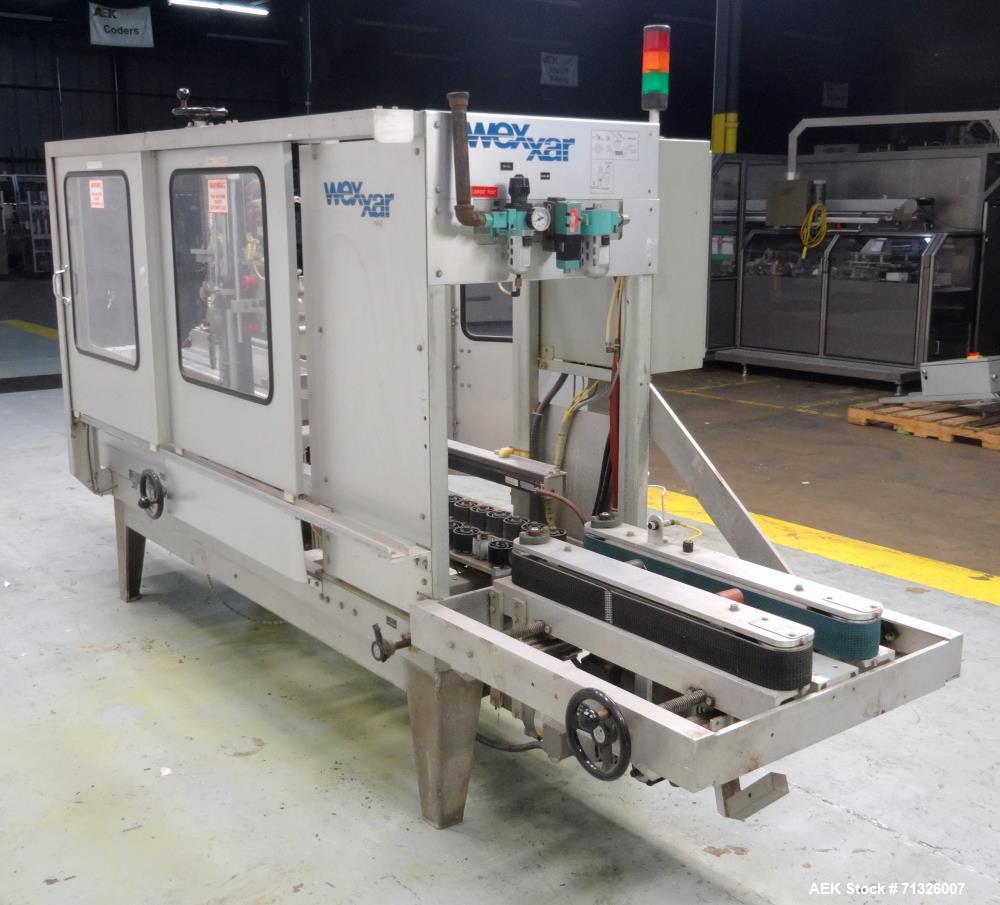 Used- Wexxar Model WFT-JR Automatic Case Erector and Bottom Sealer