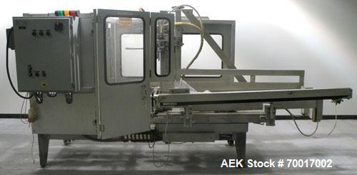 Used Wexxar WFT Automatic Case Former / Erector With Tape Head Bottom Sealer, Model WFT. Capable of speeds up to 25 cpm. Case Size Range: Length- 7" to 22", Width- 6" to 17", Height- 6" to 20". Has c...