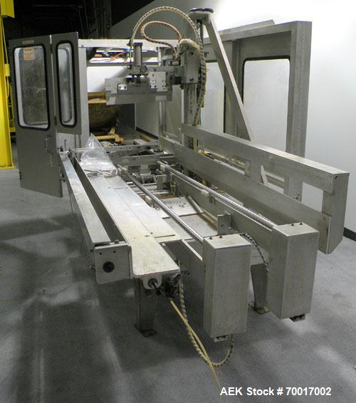 Used Wexxar WFT Automatic Case Former / Erector With Tape Head Bottom Sealer, Model WFT. Capable of speeds up to 25 cpm. Case Size Range: Length- 7" to 22", Width- 6" to 17", Height- 6" to 20". Has c...