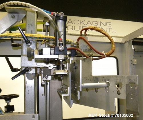 Used Wexxar WFT Automatic Case Former / Erector With Tape Head Bottom Sealer, Model WFT. Capable of speeds up to 25 cpm. Case Size Range: length 7" to 22", width 6" to 17", height 6" to 20". Has cont...