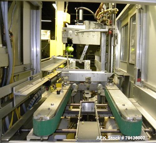 Used Wexxar WFT Automatic Case Former / Erector With Tape Head Bottom Sealer, Model WFT. Capable of speeds up to 25 cpm. Case Size Range: length 7" to 22", width 6" to 17", height 6" to 20". Has cont...