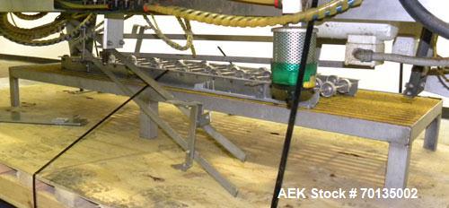 Used Wexxar WFT Automatic Case Former / Erector With Tape Head Bottom Sealer, Model WFT. Capable of speeds up to 25 cpm. Case Size Range: length 7" to 22", width 6" to 17", height 6" to 20". Has cont...