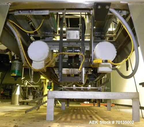 Used Wexxar WFT Automatic Case Former / Erector With Tape Head Bottom Sealer, Model WFT. Capable of speeds up to 25 cpm. Case Size Range: length 7" to 22", width 6" to 17", height 6" to 20". Has cont...