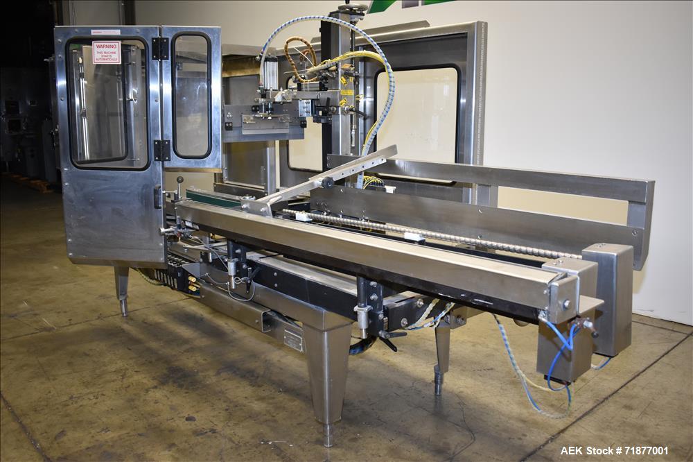 Used Wexxar WFT Automatic Case Former / Erector With Tape Head Bottom Sealer