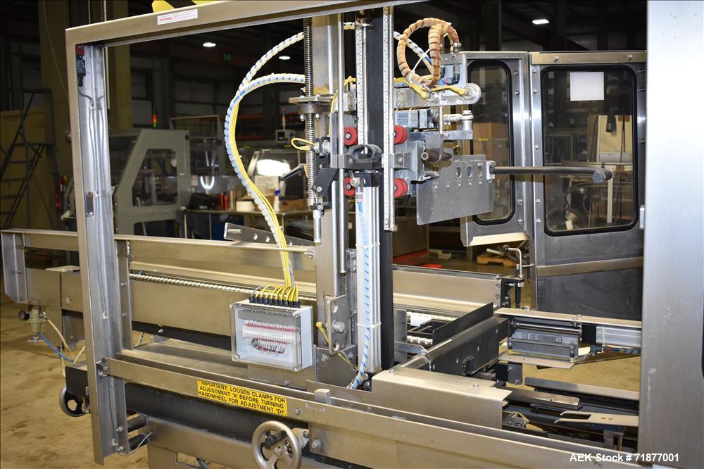 Used Wexxar WFT Automatic Case Former / Erector With Tape Head Bottom Sealer