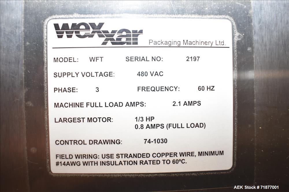 Used Wexxar WFT Automatic Case Former / Erector With Tape Head Bottom Sealer