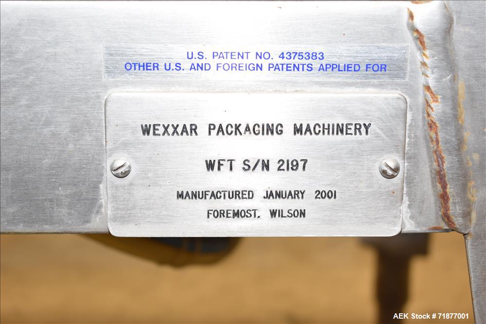 Used Wexxar WFT Automatic Case Former / Erector With Tape Head Bottom Sealer