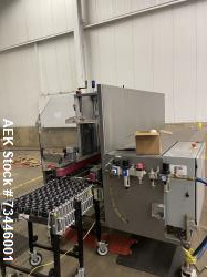 Used Combi 2EZSB Case Erector – 15 CPM, Allen Bradley PLC, Bottom Tape Head, Mobile