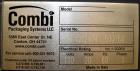 Used Combi Packaging System CE-10 Case Erector with Bottom Case Tape Sealer.