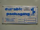 Used- Durable Packaging (OK International)  Model CA1800 Automatic Case Erector