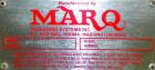 Used Marq Model HPE-RH NS Case Erector Bottom Sealer. Capable of speeds from 30 to 40 cases per minute. Is set up to tape boxes closed (with a side seal). Has a formed case size range: Length 10