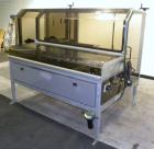 Used Soco Case Erector, Model BE-300-ABS2. Capable of speeds up to 8 cpm. Has bottom tape sealer. Case size range: length 300 to 620 mm, width 200 to 400 mm, depth 130 to 500 mm. Includes an Allen Br...