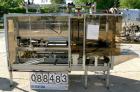 Used Soco Case Erector, Model BE-300-ABS2. Capable of speeds up to 8 cpm. Has bottom tape sealer. Case size range: length 300 to 620 mm, width 200 to 400 mm, depth 130 to 500 mm. Includes an Allen Br...