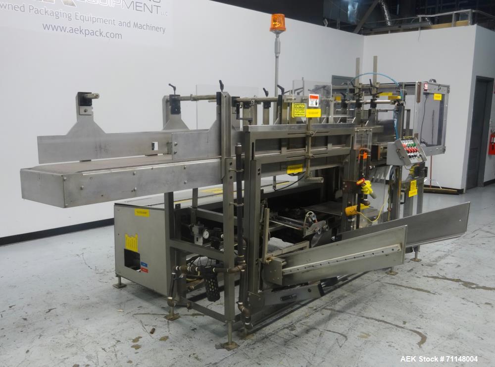 Used Combi Packaging Systems Model 3DP Case Erector, Bottom Sealer and Drop Pac