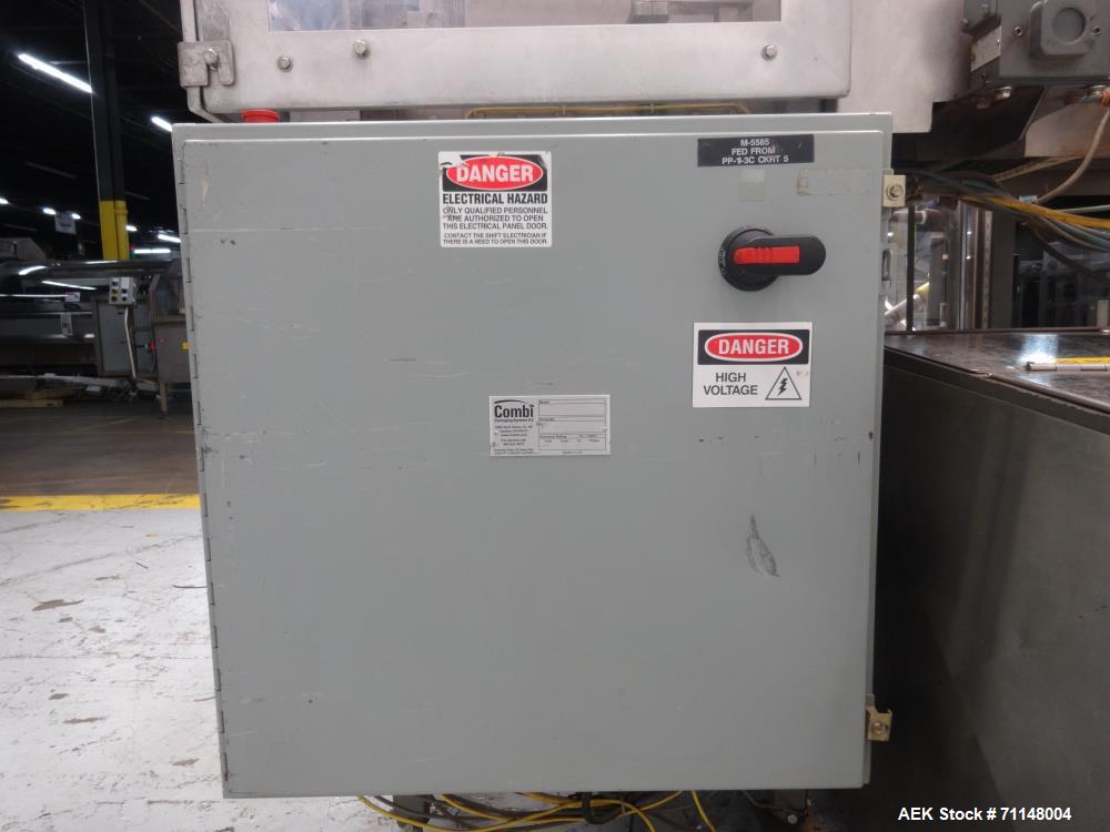 Used Combi Packaging Systems Model 3DP Case Erector, Bottom Sealer and Drop Pac