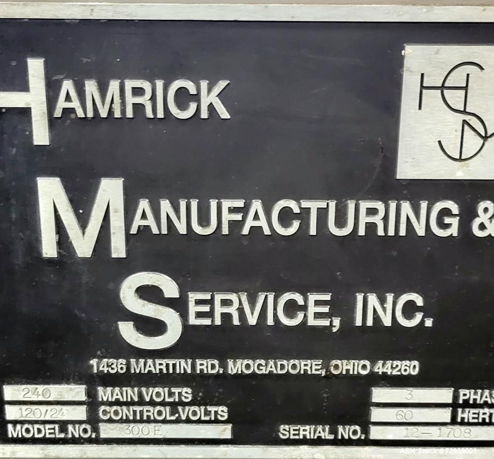 Used Hamrick Model 300 E Automatic Inline Drop Case Packer