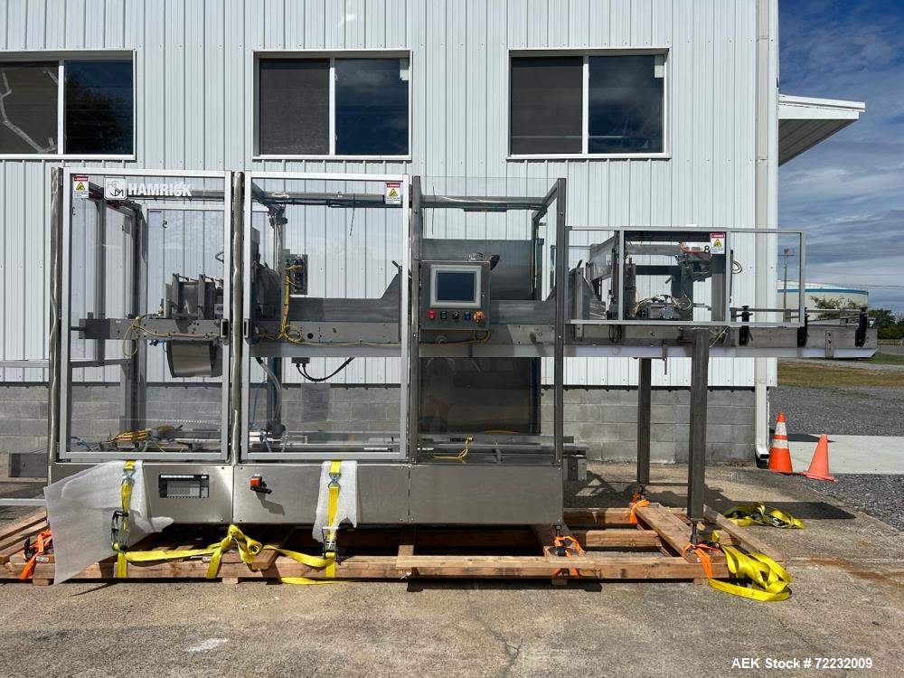 Hamrick 600D-S Case Packer with a Hamrick TT-25 HS Case Sealer-Used