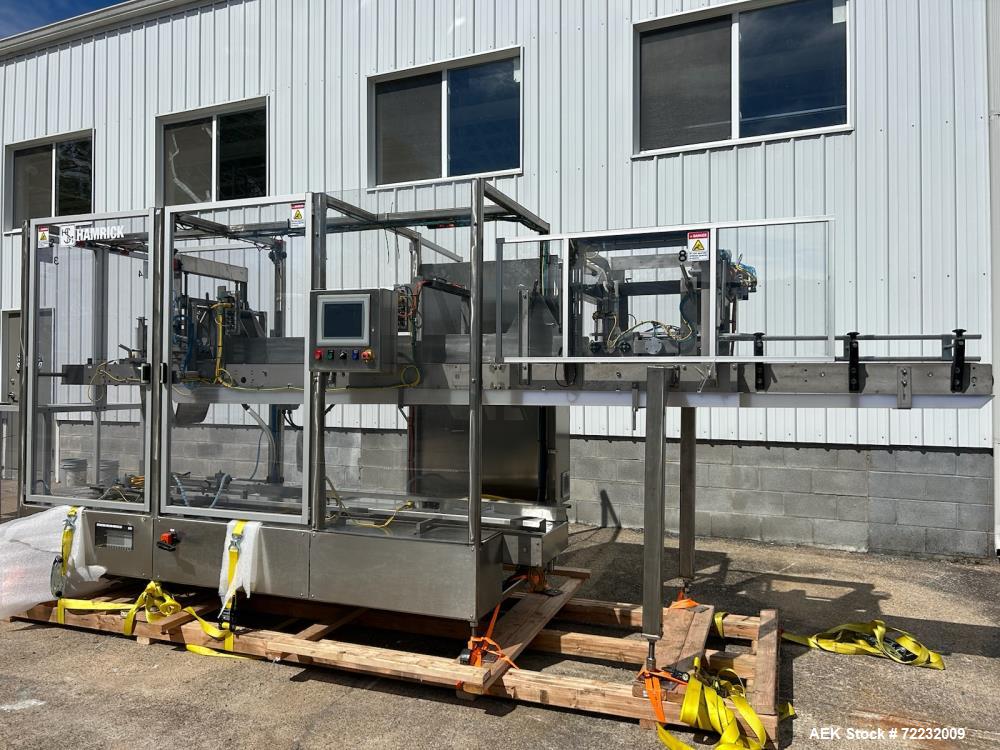 Hamrick 600D-S Case Packer with a Hamrick TT-25 HS Case Sealer-Used