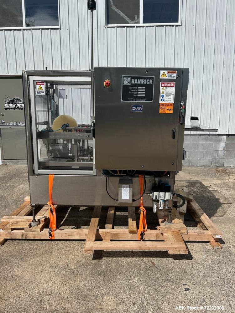 Hamrick 600D-S Case Packer with a Hamrick TT-25 HS Case Sealer-Used