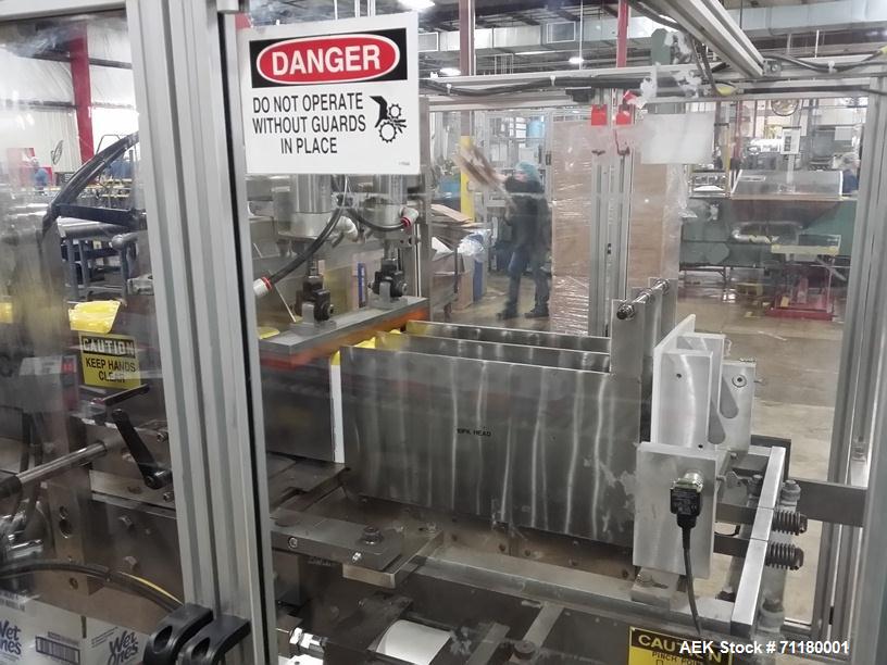 Used _ Hamrick Model 600D Drop Case Packer with Product Laner