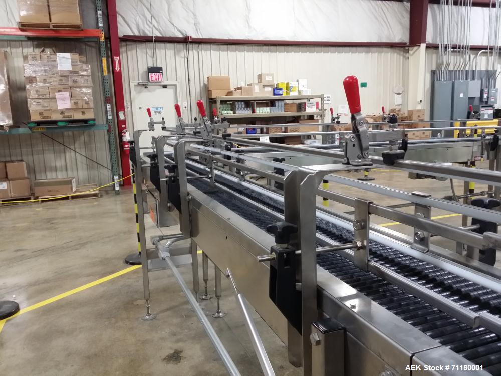 Used _ Hamrick Model 600D Drop Case Packer with Product Laner