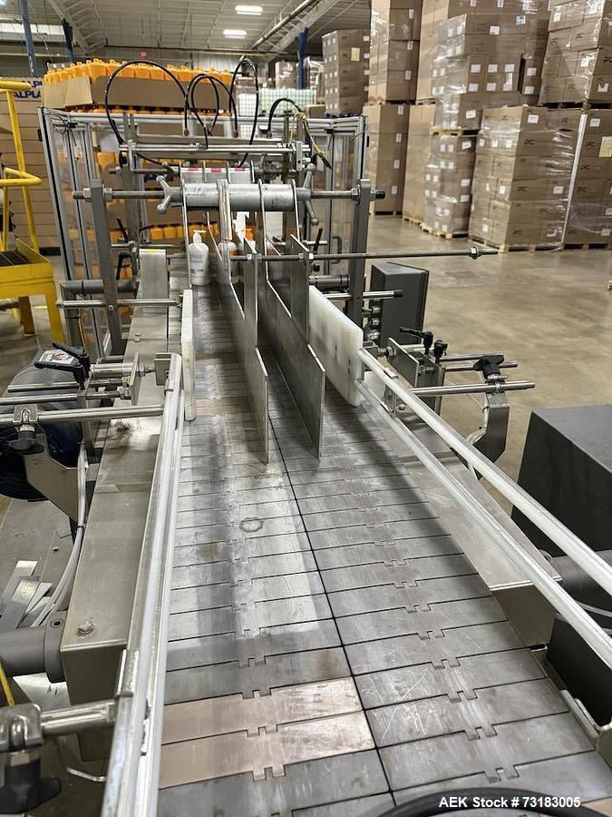 Used Hamrick Challenger Automatic Drop Style Case Packer – High-Speed Bottle & Container Packaging System