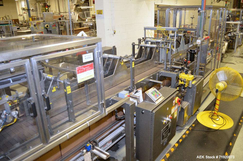 Used Hamrick drop packer, Model Divider, Serial # 91-767. Currently set up for 3-lane operation. 3/60/460V.