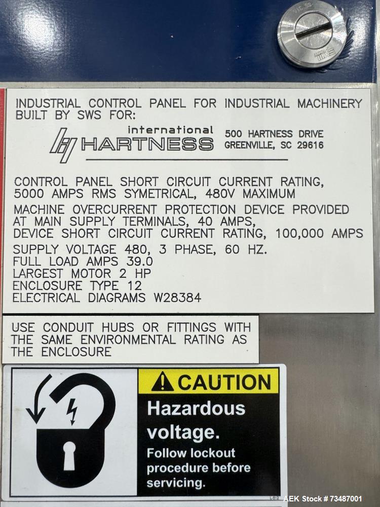 Used Hartness Model 2800 Drop Packer | 40 CPM | Servo Top-Load | Dual Case | Built 2016