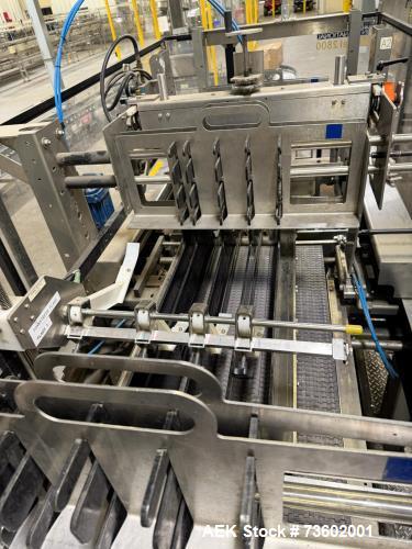 Used Hartness Model 2800 Automatic Drop Case Packer | High-Speed End-of-Line Packaging System