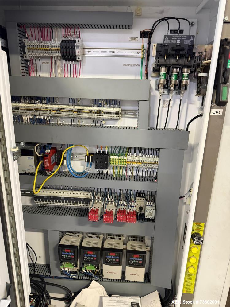 Used Hartness Model 2800 Automatic Drop Case Packer | High-Speed End-of-Line Packaging System